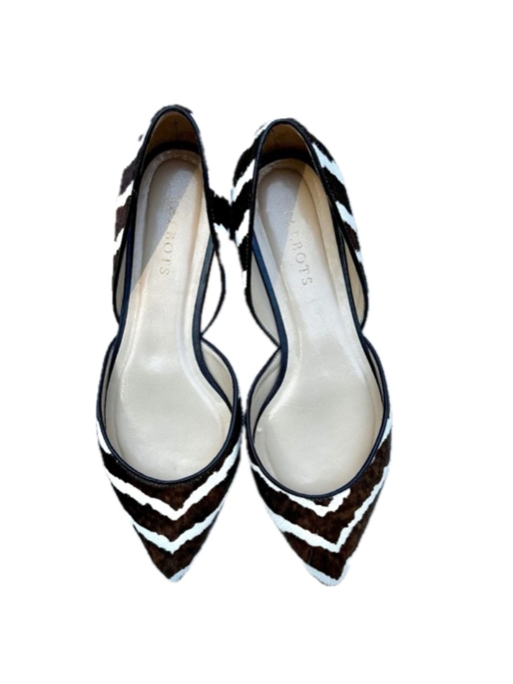 Talbots Nessa Zebra Flats 8.5